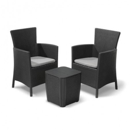 SET IOWA BALCONY GRAFITO  223929