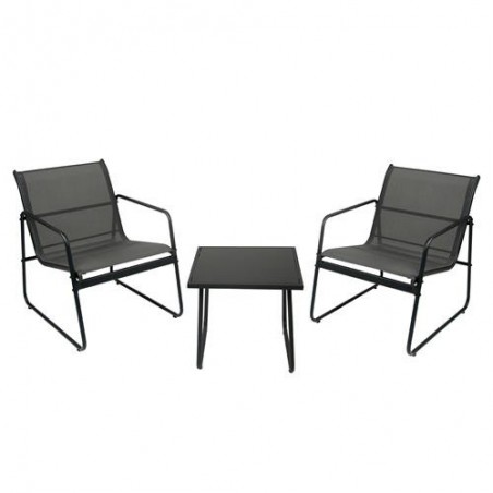 SET BALCON JERSEY ACERO Y TEXALINE ANTRACITA
