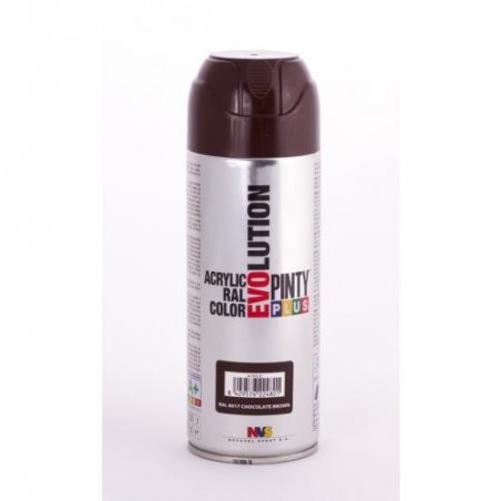 PINTURA SPRAY PINTY PLUS MARRON RAL 8017 520ML.
