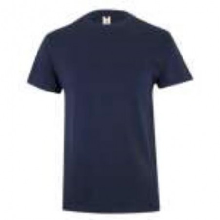 CAMISETA MANGA CORTA 155 G/M2 COLOR NAVY TALLA S