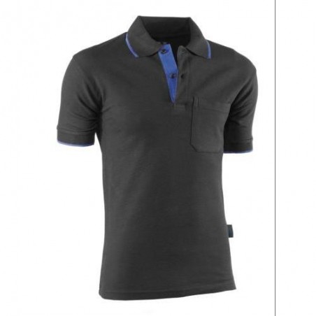POLO TOP RANGE M/C NGR/AZLN.648   M