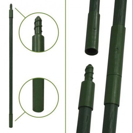 TUTOR DE ACERO PLASTIFICADO 16M PROLONGABLES 60CM.