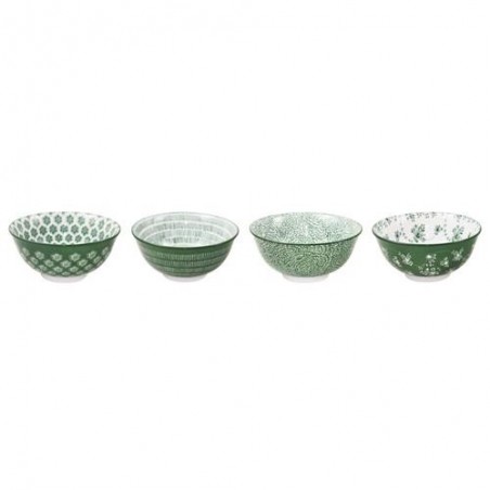 BOL PORCELANA SURTIDO "L" VERDE 15CM 691902