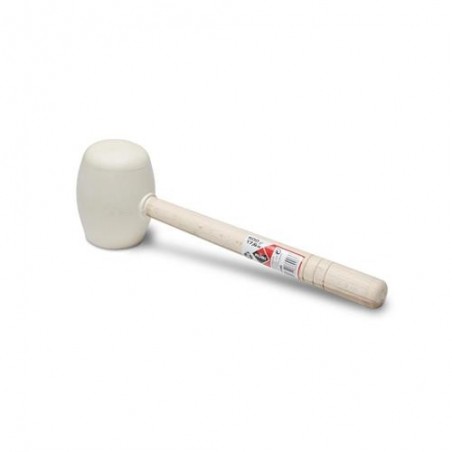 MAZA GOMA BLANCA CARA PLANA ESFERICA 500GR. 66906