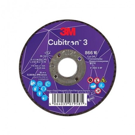 DISCO CORTE 88775 36+ CUBITRON 3 T41 125X2X22.23MM