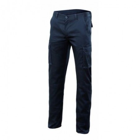 PANTALON ALGODON/FIBRA/POLIESTER STRETCH NEGRO T44