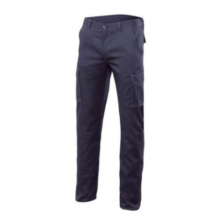 PANTALON ALGODON/FIBRA/POLIESTER STRETCH MARINO 46