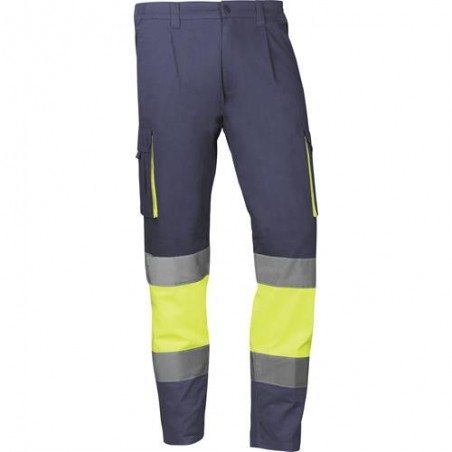 PANTALON AZUL MARINO BANDA AMARILLO MYKONOS T.S