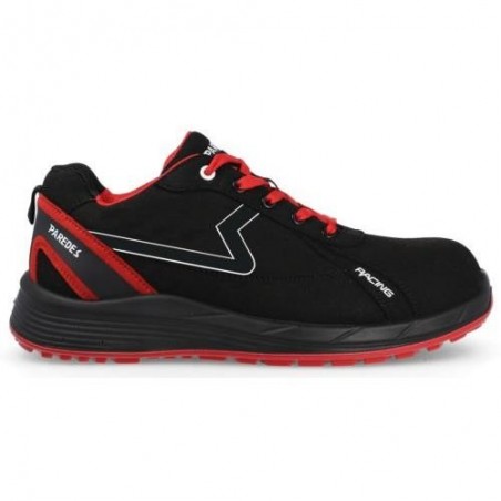 ZAPATO SEG. S3 ALONSO NEGRO-ROJO T-40