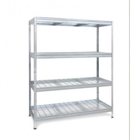 ESTANTERIA METALICA WIRE 180X150X60 GALVANIZADO