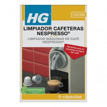 LIMPIEZA CAPSULAS CAFETERAS NESPRESSO 6UDS
