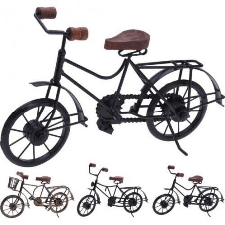 BICICLETA METAL DECORATIVA NEGRA 36CM A78100000