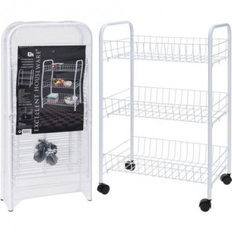 CARRITO COCINA METALICO 3 ESTANTES  101000970