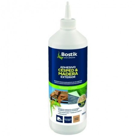 ADHESIVO CESPED & MADERA EXTERIOR BIBERON 750GR.