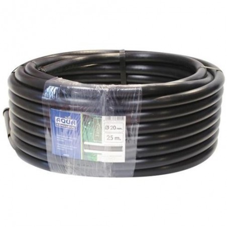 TUBERIA DE POLIETILENO 25 MM 50 M NEGRO LISA 62550