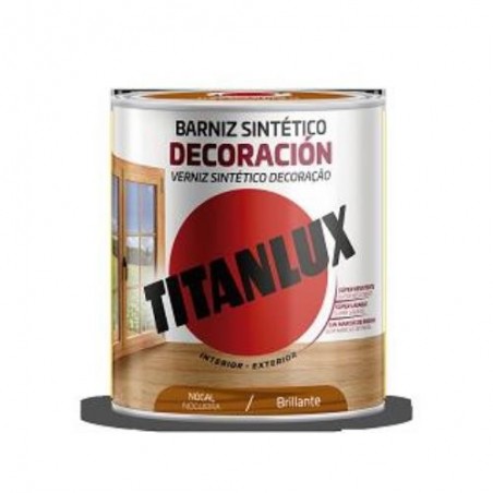 BARNIZ SINTETICO TINTE BRILLO NOGAL 750ML.