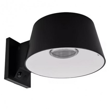 APLIQUE SOLAR PARED 1000LM 4000K IP54 NEGRO
