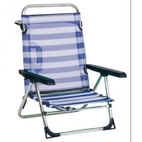SILLA PLAYA FIBRELINE CON ASA  ALUMINIO 606ALF-56