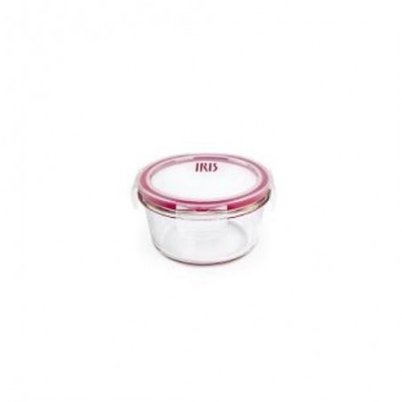 CONTENEDOR REDONDO VIDRIO 410 ML. 8607-V