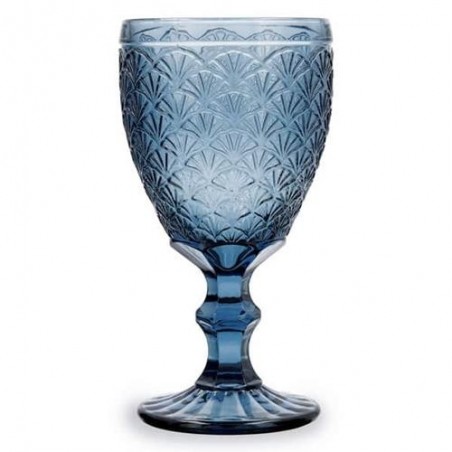COPA VINO 30CL (CAJA 6) AZUL BLUE MOON 7754015