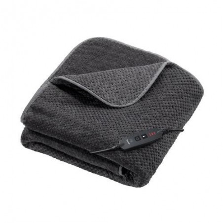 MANTA TERMICA SUAVE 180X130CM 100W GRIS HD-65