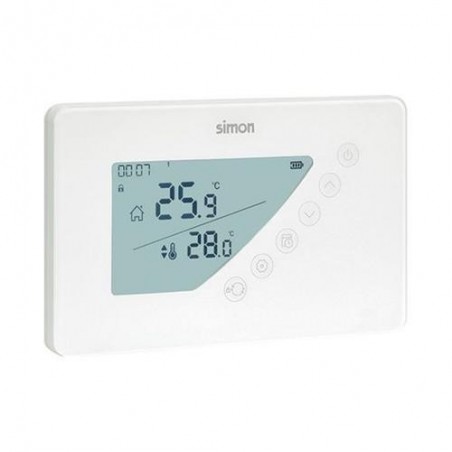 TERMOSTATO DIGITAL PROGRAMABLE SEMANAL BLANCO