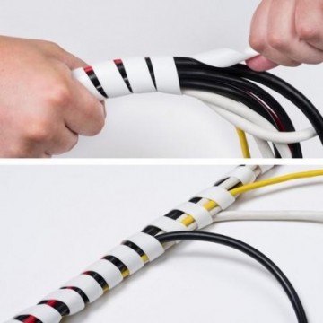 ESPIRAL CABLES BLANCO 2.5M...