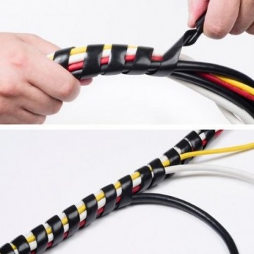 ESPIRAL CABLES NEGRO 2.5M...
