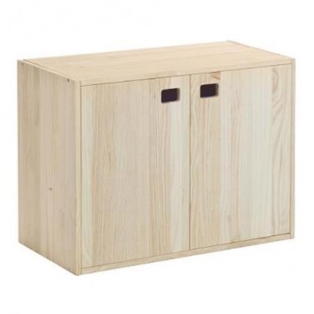 ARMARIO PINO 2 PUERTAS 3 BALDAS DINAMIC DM2HOR.99