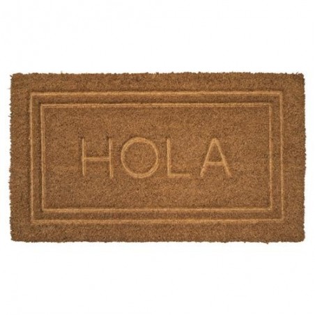 FELPUDO COCO PRENSADO HOLA BORD NATURAL 40X70