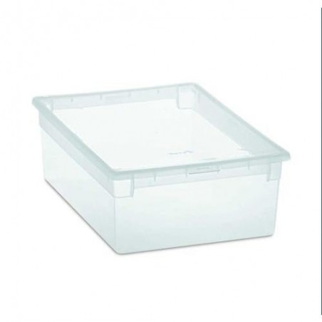 CAJA ORDENACION LIGHT BOX L 23 L. TRANSPARENTE