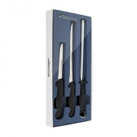 JUEGO JAMONERO COCINA 3 PZAS ACERO INOX 859400
