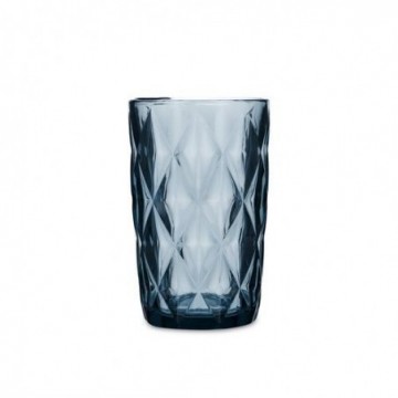 VASO ALTO AZUL 6UDS VIDRIO...