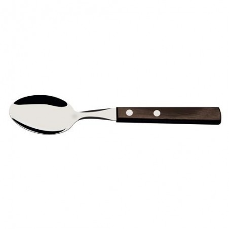 CUCHARA MESA ACERO INOX MANGO MADERA 29810171