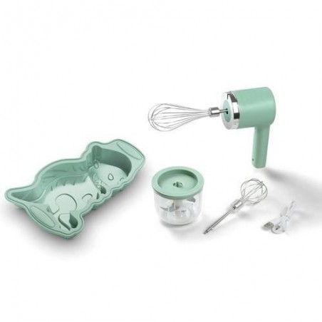 SET MOLDE Y MINI BATIDORA INFANTIL ELECT C/PICADOR