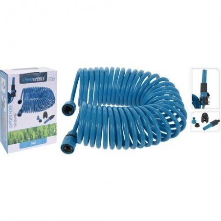 MANGUERA DE RIEGO 10M 11MM AZUL/GRIS