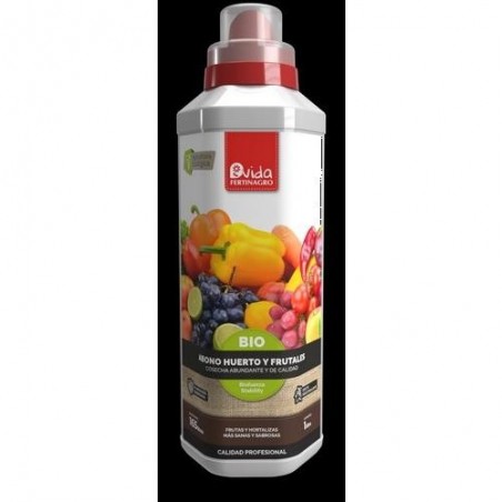 ABONO HUERTO Y FRUTALES BIO 1L CEE TERVALIS VIDA