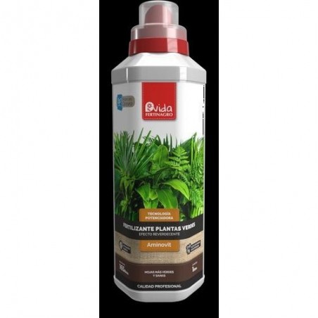 FERTILIZANTE PLANTAS VERDES 1L 9 NUTRIENTES