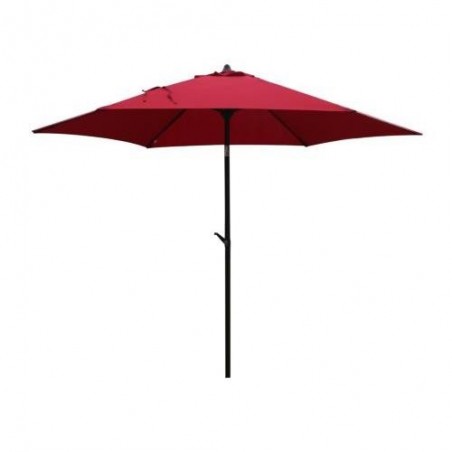 PARASOL ACERO ROJO DIAMETRO 2.7M 893414