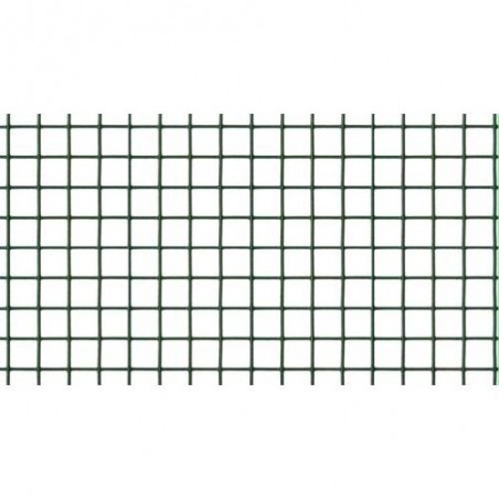 ROLLO MALLA SOLDADA GALVAN.PLAST.VDE. 13X13MM 5X1M