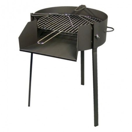 BARBACOA REDONDA C/SOPORTE PAELLA Ø60X75CM. 71582