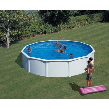 PISCINA ACERO REDON.BCA.FIL/AREN.550X120 KIT550ECO