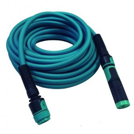 MANGUERA DURALITE 15 M. + ACC. + LANZA REGADERA