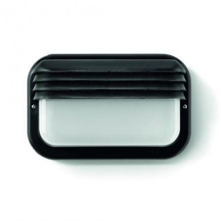 APLIQUE ECOLED HORIZONTAL E27 18 W. NEGRO 4413G