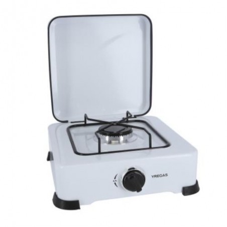 COCINA GAS ESMALTADA BLANCA 1 FUEGO