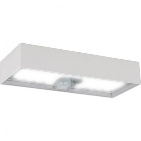 APLIQUE LADRILLO SOLAR 900LM 6W 3000K PARED BLANCO