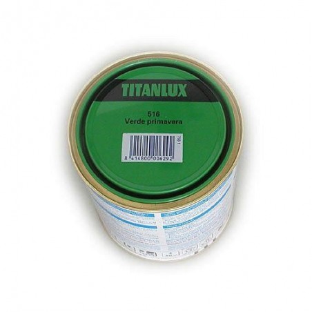 ESMALTE TITANLUX 750 ML. 516 001 VERDE PRIMAVERA