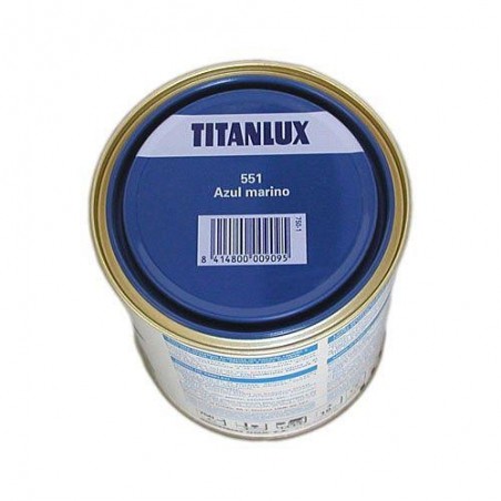 ESMALTE TITANLUX 750 ML. 551 001 AZUL MARINO