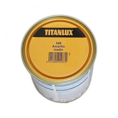 ESMALTE TITANLUX 750 ML. 568 001 AMARILLO MEDIO