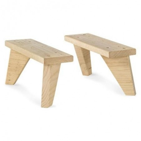 JUEGO DE 2 PATAS DINAMIC DE PINO MACIZO DINPIE.99